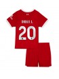 Liverpool Diogo Jota #20 Domácí dres pro děti 2023-24 Krátký Rukáv (+ trenýrky)
